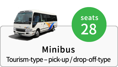 (Tourism-type – pick-up/drop-off-type)Minibus